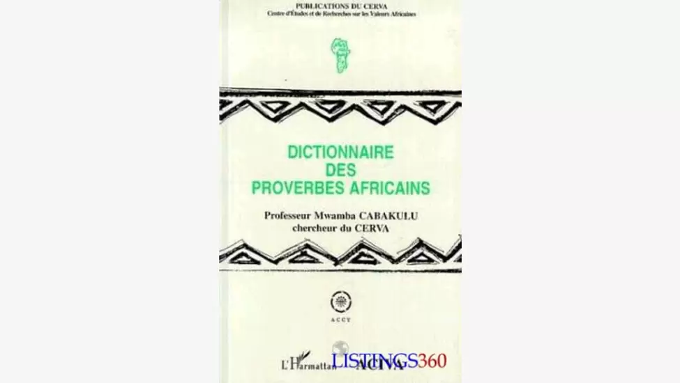 8,999 F LIVRE PDF Dictionnaire des proverbes africains
